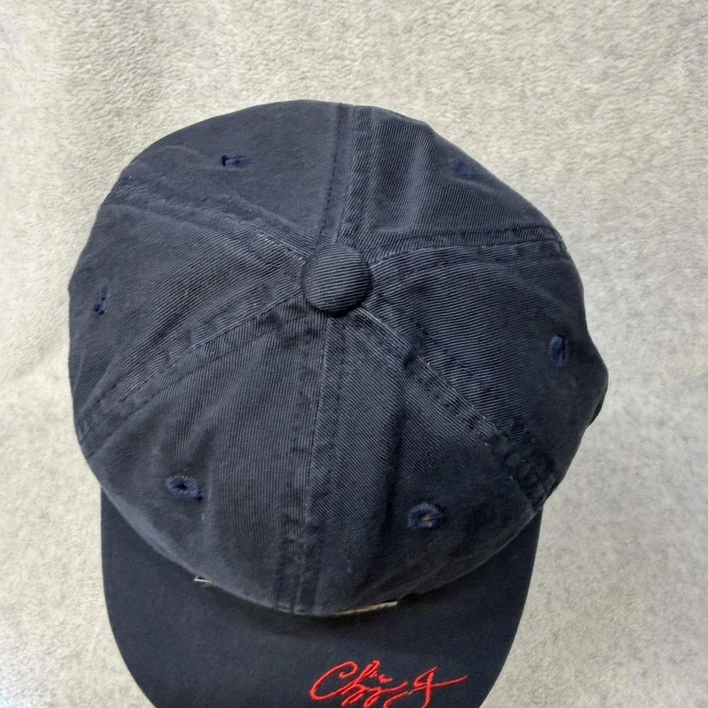 Atlanta Braves Hat Cap Strap Back Mens‎ One Size Blue MLB Baseball Chipper Jones